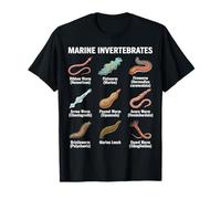 Diversas Especies de Gusanos Marinos de invertebrados Marinos Camiseta