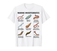 Diversas Especies de Gusanos Marinos de invertebrados Marinos Camiseta
