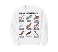 Diversas Especies de Gusanos Marinos de invertebrados Marinos Sudadera