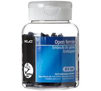 Diverse Endkappe Schaltaußenhüllen Sh-x08 Material de Bicicleta, Unisex Adulto, Negro, 8x3x3cm