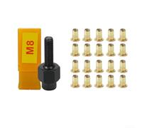 Diverse - Juego de 21 cabezales de tuerca de remache de mano, diseñado para mejorar tu experiencia de bricolaje en casa o al aire libre (E)