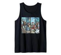 Diverse Warriors: Pintura vikinga Romana en Miniatura Camiseta sin Mangas