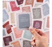 DIVERSEBEE Tarjetas con versículos de la Biblia, 60 tarjetas de oración inspiradoras motivacionales y únicas de escritura surtidas, regalos de la Biblia cristiana (delicado)