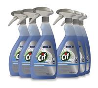Diversey Cif - Limpiador profesional de cristal, 750 ml, elimina la suciedad, la suciedad y los dedos
