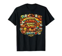 Diversidad Amor Respeto Alegría Equitity Camiseta