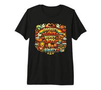 Diversidad Amor Respeto Alegría Equitity Camiseta Premium
