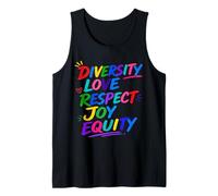 Diversidad Amor Respeto Alegría Equitity Camiseta sin Mangas