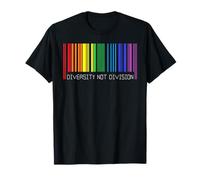 Diversidad No División Igualdad Unidad Mensaje Camiseta