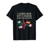 Diversidad Unidad Lenguaje Forma de Onda Diseño de Acento Camiseta