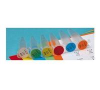 Diversificado Biotech Spots - 50 Etiquetas - Puntos rígidos, 196 °C a + 80 °C, 13 mm, para tubo de 1,5 ml, Red, 1000