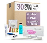 Diversified Hospitality Solutions Artículos de Tocador de Tamaño de Viaje para Cuidado Personal | 1-Shoppe All-In-Kit Amenidades Del Hotel A Granel | Set de Afeitado de Viaje, Cepillo de Dientes y Pas