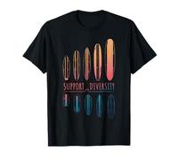 Diversified Portfolio Surfista Tabla de Surf Olas Surfing Camiseta