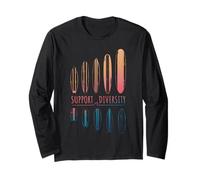 Diversified Portfolio Surfista Tabla de Surf Olas Surfing Manga Larga