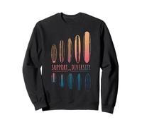 Diversified Portfolio Surfista Tabla de Surf Olas Surfing Sudadera