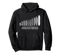 Diversified Portfolio Surfista Tabla de Surf Olas Surfing Sudadera con Capucha