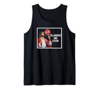 Diversión 90s Jesucristo Colaborar y escuchar Church Christian Camiseta sin Mangas