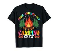 Diversión aventura de campamento de Fires Friends Camiseta