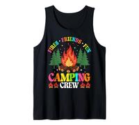 Diversión aventura de campamento de Fires Friends Camiseta sin Mangas