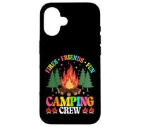Diversión aventura de campamento de Fires Friends Carcasa para iPhone 16