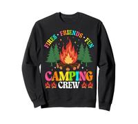 Diversión aventura de campamento de Fires Friends Sudadera