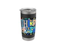 Diversión Colorida para Apreciar a los Maestros de Tercero Vaso térmico de acero inoxidable de doble pared