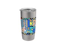 Diversión Colorida para Apreciar a los Maestros de Tercero Vaso térmico de acero inoxidable de doble pared