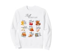 Diversión de la Lista de Deseos de otoño para Amantes y aventureros del otoño Sudadera