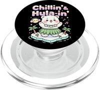 Diversión de Oso Chillin' & Hula-in' PopSockets PopGrip para MagSafe