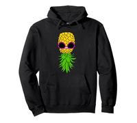 Diversión de piña al revés Solteros Parejas Poly Estilo de vida Sudadera con Capucha