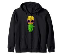 Diversión de piña al revés Solteros Parejas Poly Estilo de vida Sudadera con Capucha