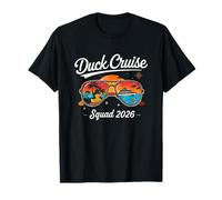 Diversión de Vacaciones en Barco en una Isla Tropical de Duck Cruise Squad 2026 Camiseta