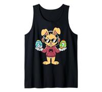 Diversión Divertida de Six Seven 6-7 Easter Bunny Gaming Camiseta sin Mangas