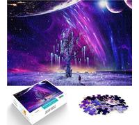 Diversión Familiar Árbol de sueños del Planeta Surrealista~ Rompecabezas para Adolescentes de 1000 Piezas 50x75cm Regalos de Amigo Secreto para Mayores de 14 años