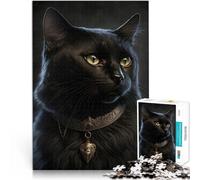 Diversión Familiar Retrato de la Raza de Gato Bombay Puzzle de 1000 Piezas para Adultos 38x52cm Toda la Familia.