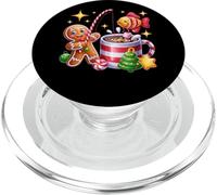 Diversión Festiva de Cacao de caña de Caramelo de Pesca de Pan de Jengibre PopSockets PopGrip para MagSafe