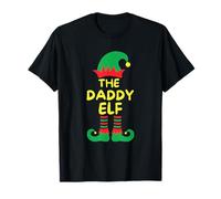 Diversión navideña en Grupo a Juego con la Familia I'm Daddy Elf Camiseta
