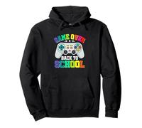 Diversión para jugadores de regreso a la escuela Sudadera con Capucha