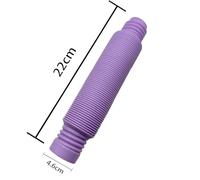 Diversión Pequeña Mascota Hámster Hurón Conejo Túnel Tubo Telescópico Plegable Tubo de Canal de Formación Tubo Stretch Hamster Juguete Accesorio