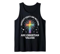 Diversity Equity and Inclusion Are Christian Values Camiseta sin Mangas