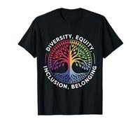 Diversity Equity Inclusion Belonging Hope Peace Teacher Camiseta