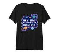 DIVERSO DÍA del Padre Mejor PAPÁ del Universo Camiseta Premium