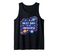 DIVERSO DÍA del Padre Mejor PAPÁ del Universo Camiseta sin Mangas