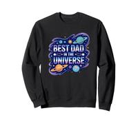 DIVERSO DÍA del Padre Mejor PAPÁ del Universo Sudadera