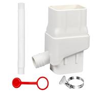 Diversor de descarga - Kit de lluvia ajustable, fácil instalación de conexión, sistema de recogida de agua eficiente de 2 x 3 pulgadas, tubos estándar, estable