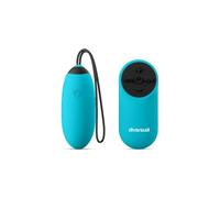 Diversual Eggo, Huevo Vibrador con Mando, Recargable USB (Turquesa)