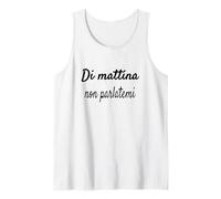 Divertenti Frasi, Di mattina Non parlatemi Camiseta sin Mangas