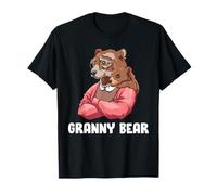 Divertida Abuelita Oso Y Su Nieto: Día De La Abuela Camiseta