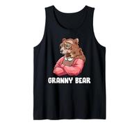 Divertida Abuelita Oso Y Su Nieto: Día De La Abuela Camiseta sin Mangas