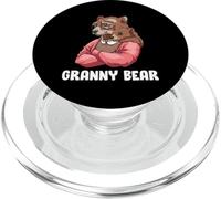 Divertida Abuelita Oso Y Su Nieto: Día De La Abuela PopSockets PopGrip para MagSafe