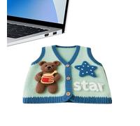 Divertida alfombrilla de ratón, con forma de suéter, bonito cojín antideslizante para escritorio, para el trabajo, cumpleaños, vacaciones, Navidad, Año Nuevo, Día de San Valentín, dormitorio, hotel